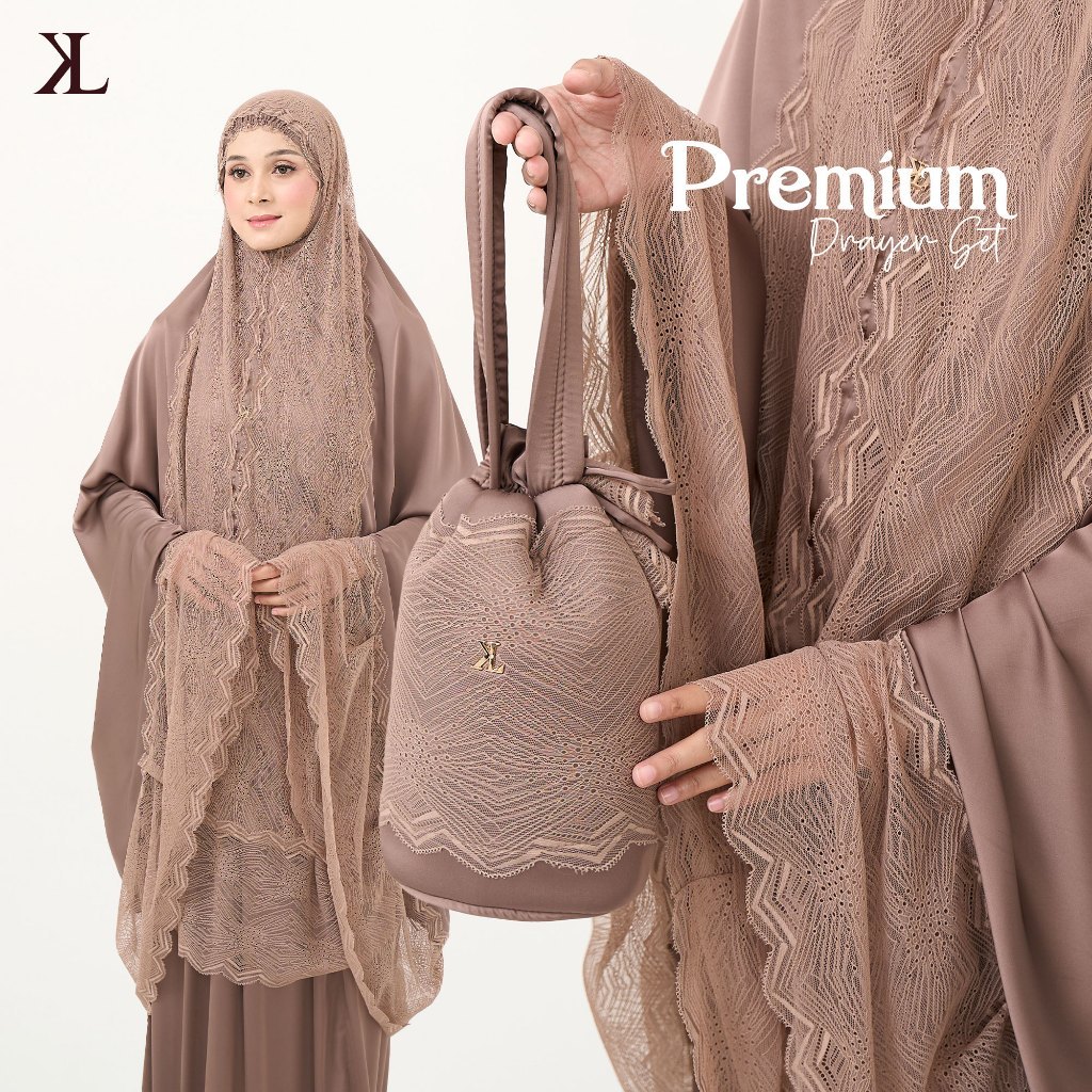 (Kiza id) Kallia Label Premium Prayer Set by Kallia | Mukena Mahar | Packaging with Box