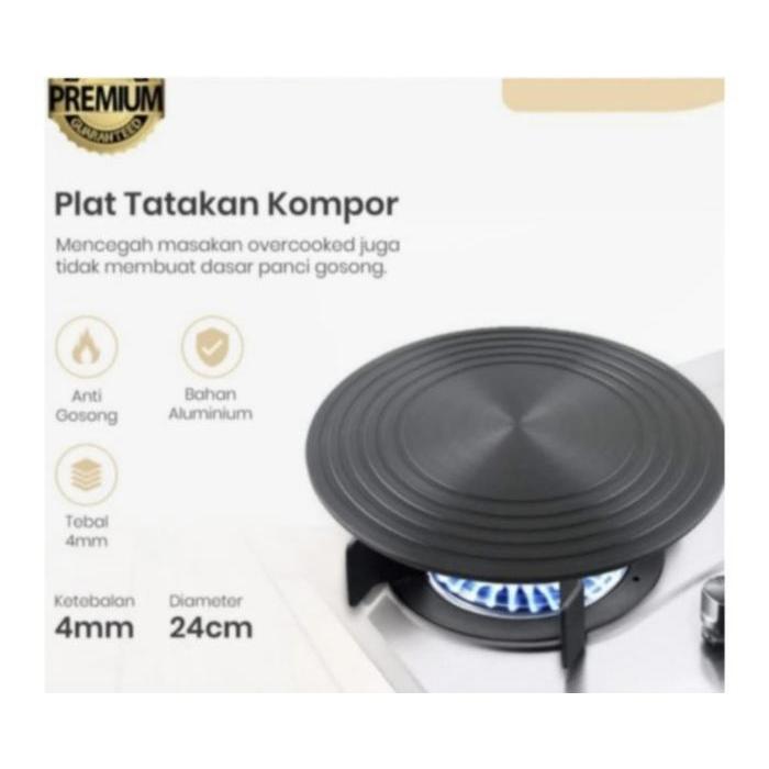 PLAT TATAKAN ALAS PANCI KOMPOR ANTI GOSONG KONDUKSI DIFFUSER GAS - PLAT TATAKAN ALAS PANCI KOMPOR AN