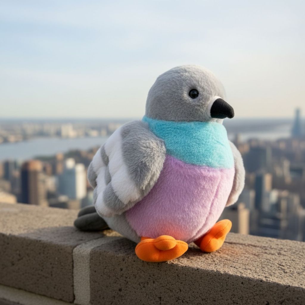Boneka Burung Pigeon New York Merpati 30 cm