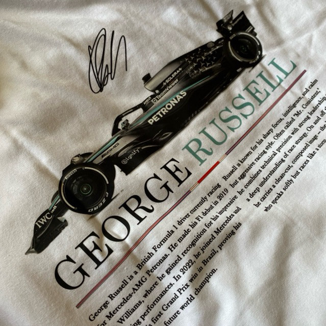 F1 George Russell 100% Original Kaos