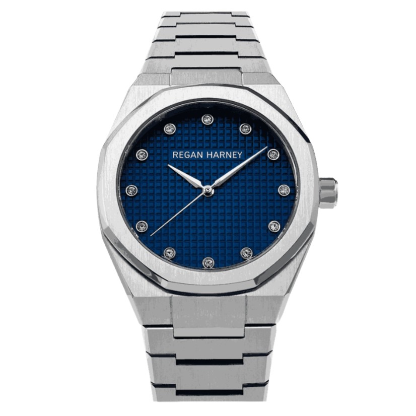 Moissanite Regal Blue Watch
