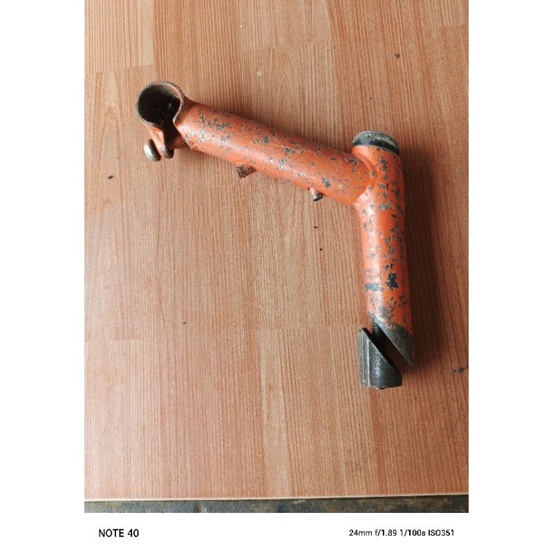 stem sepeda mtb jadul besi oversize antiq banget