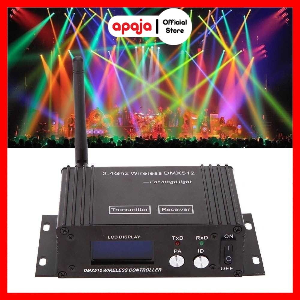 Apaja Transmitter Receiver Stage Lighting Adjustable 126 Channel - DMX512