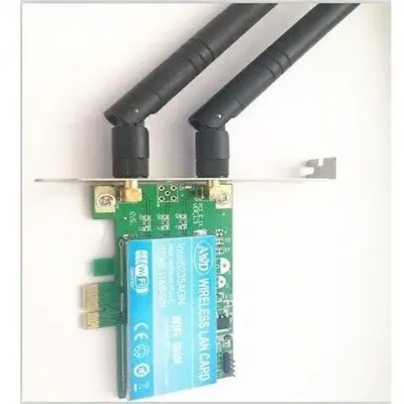 300Mbps Desktop PC PCIe Adapter  for AR5B225 AR9485 Card +  Antenna  Dual Band WiFi Wireless bluetoo
