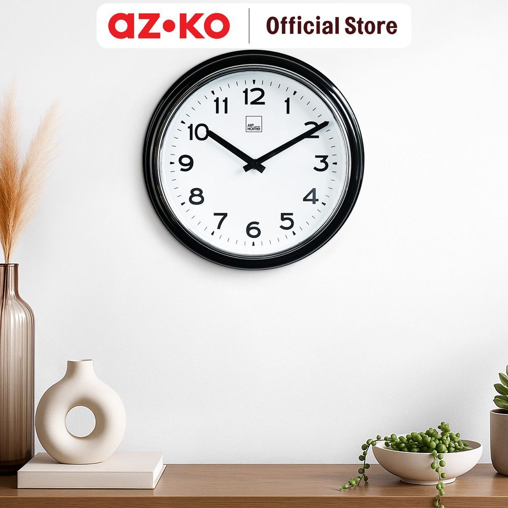 AZKO Arthome 30 cm Bijou Jam Dinding Wall Clock Jam Tembok Analog Aesthetic Dekorasi Rumah Hiasan Di