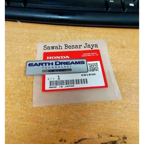 Emblem Cover Mesin Earth Dreams Technology IVTEC City RS Hatchback GN5 Top