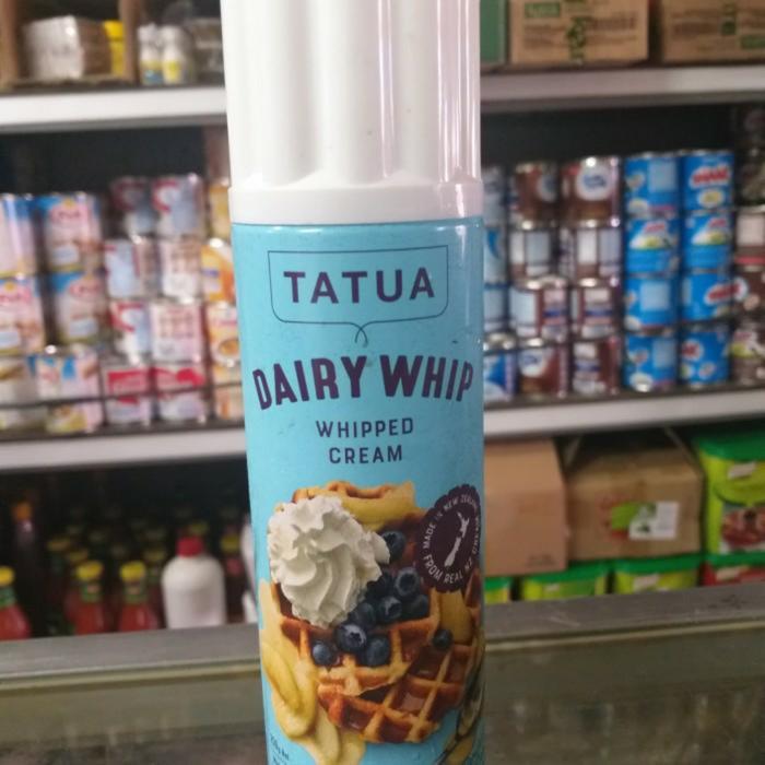 TATUA WHIPPING DAIRY AEROSOL 250 ml whipping cream semprot Terlaris