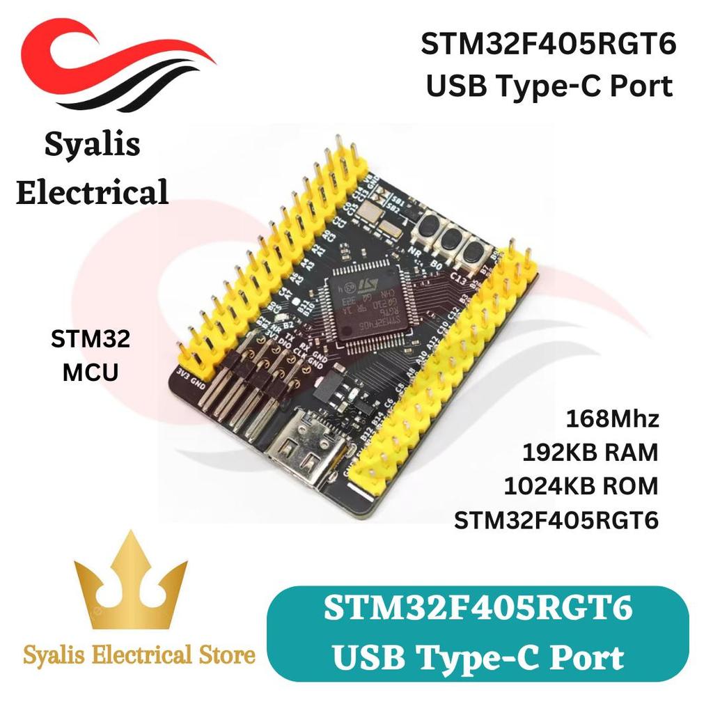 Weact Studio STM32F405RGT6 STM32 Module with USB Type-C Port STM32 MCU 168MHz [Syalis]