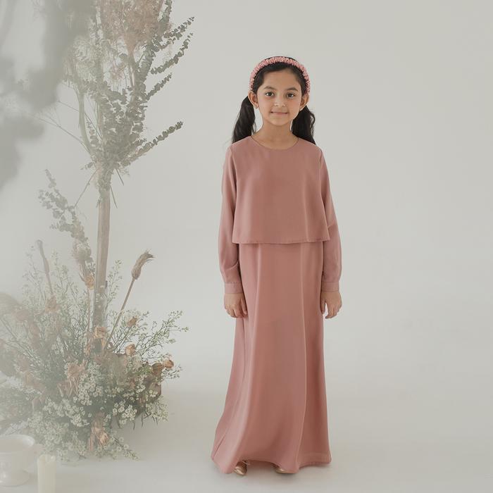 Askara Kids by Aska Label - Gamis anak ukuran 1 sampai 11 - Mauve, 1