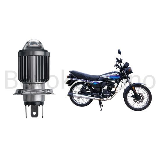 1pcs Lampu depan LED H4 Laser Putih motor Honda GL Pro Byk