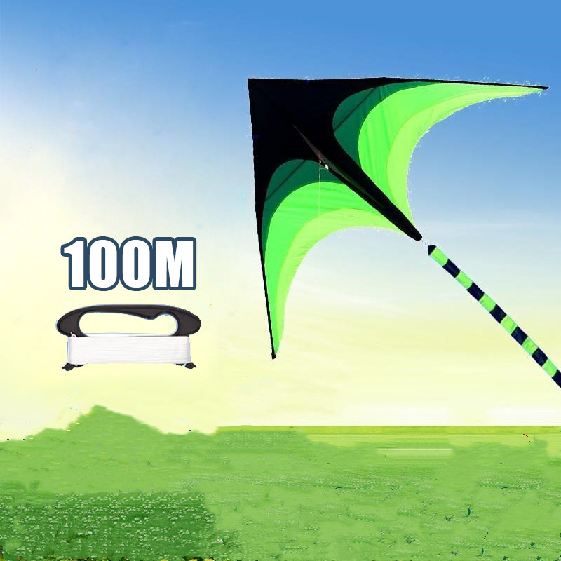 Mainan Layang Layangan Pantai Besar Layangan Ekor Panjang Layang Layang Lipat Kain Parasut
