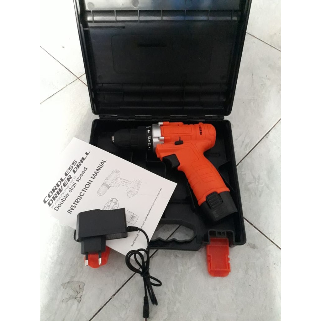 XENON CDD500E single cordless drill 12V mesin bor cordles murah mesin bor baterai