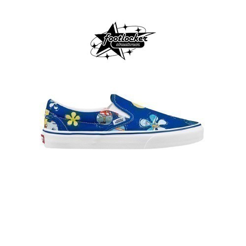 Sepatu  Vans Slip On Classics X Spongebob Aloha bob  Original   Unisex