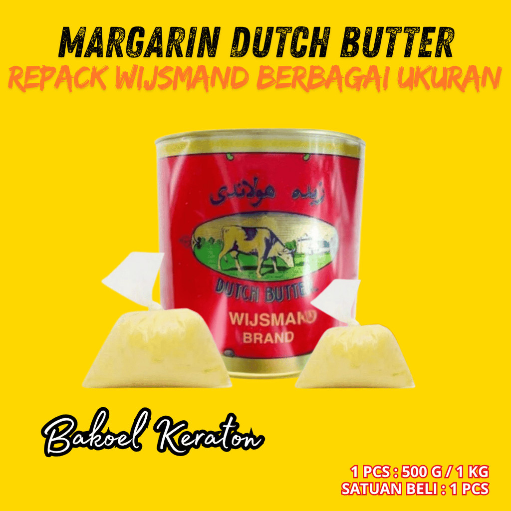 ( REPACK ) WIJSMAN DUTCH BUTTER MENTEGA WIZMAN 500g / 1000g