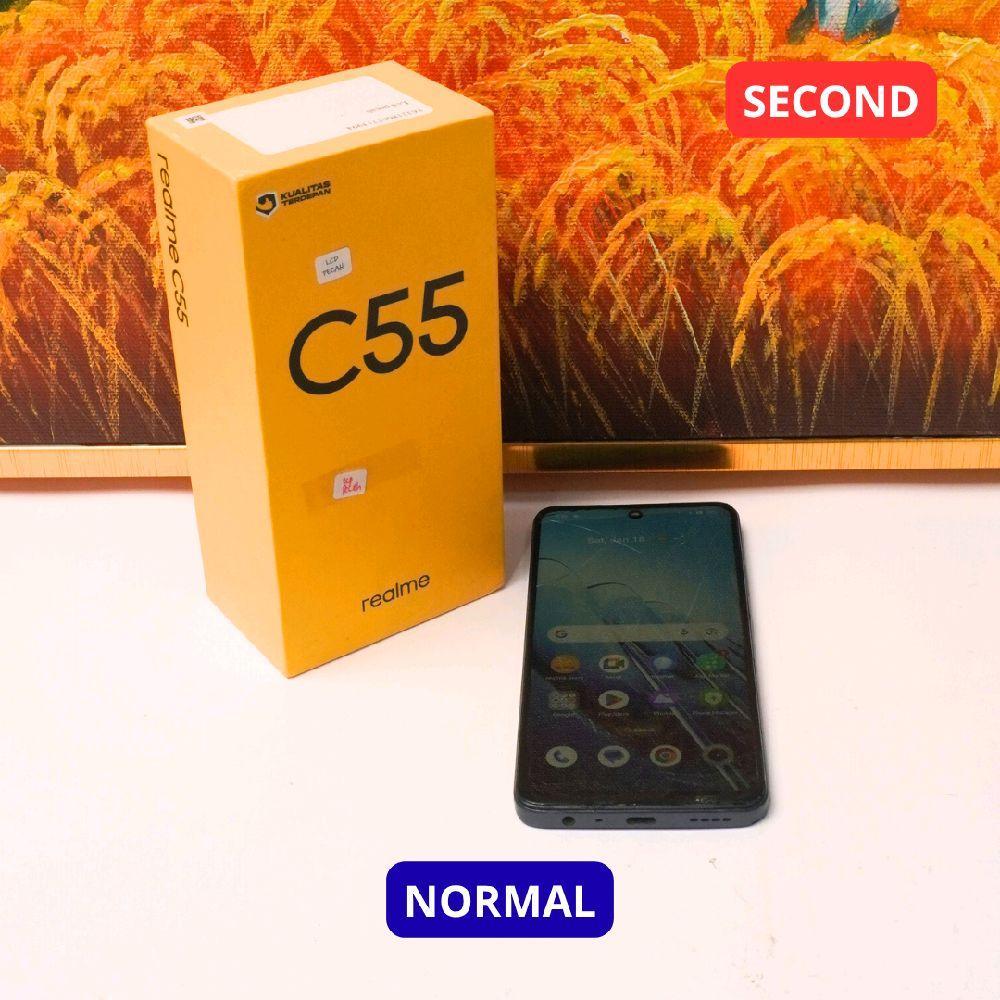 REALME C55 6/128 GB - HP SECOND ORIGINAL SINAR MUTIARA CELL