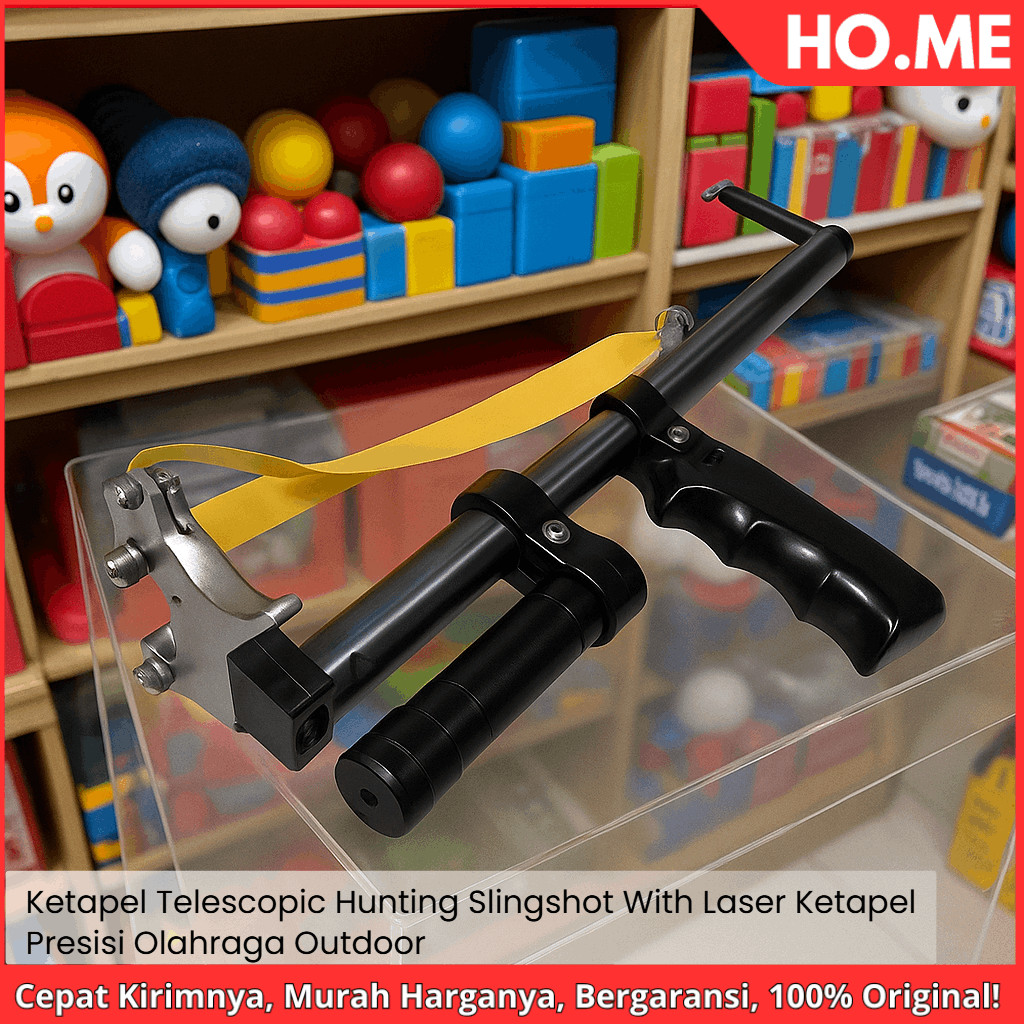 [HO.ME] Ketapel Telescopic - Hunting Slingshot with Laser - Ketapel Presisi Olahraga Outdoor