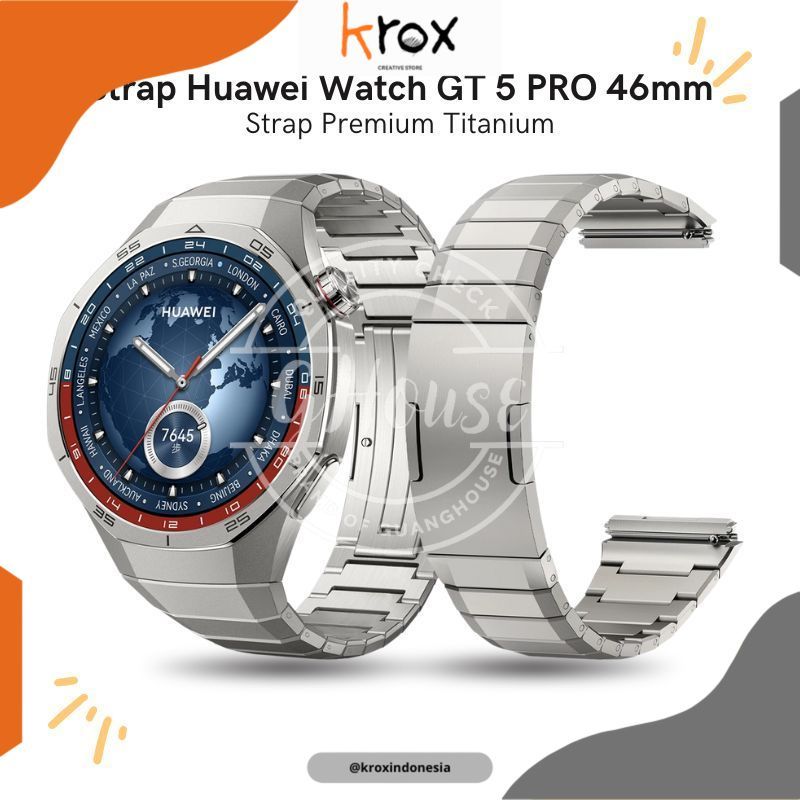 Strap Huawei Watch GT 5 PRO / GT 6 PRO 46mm Titanium Premium Strap Huawei Watch GT 5 PRO 46mm Quick 