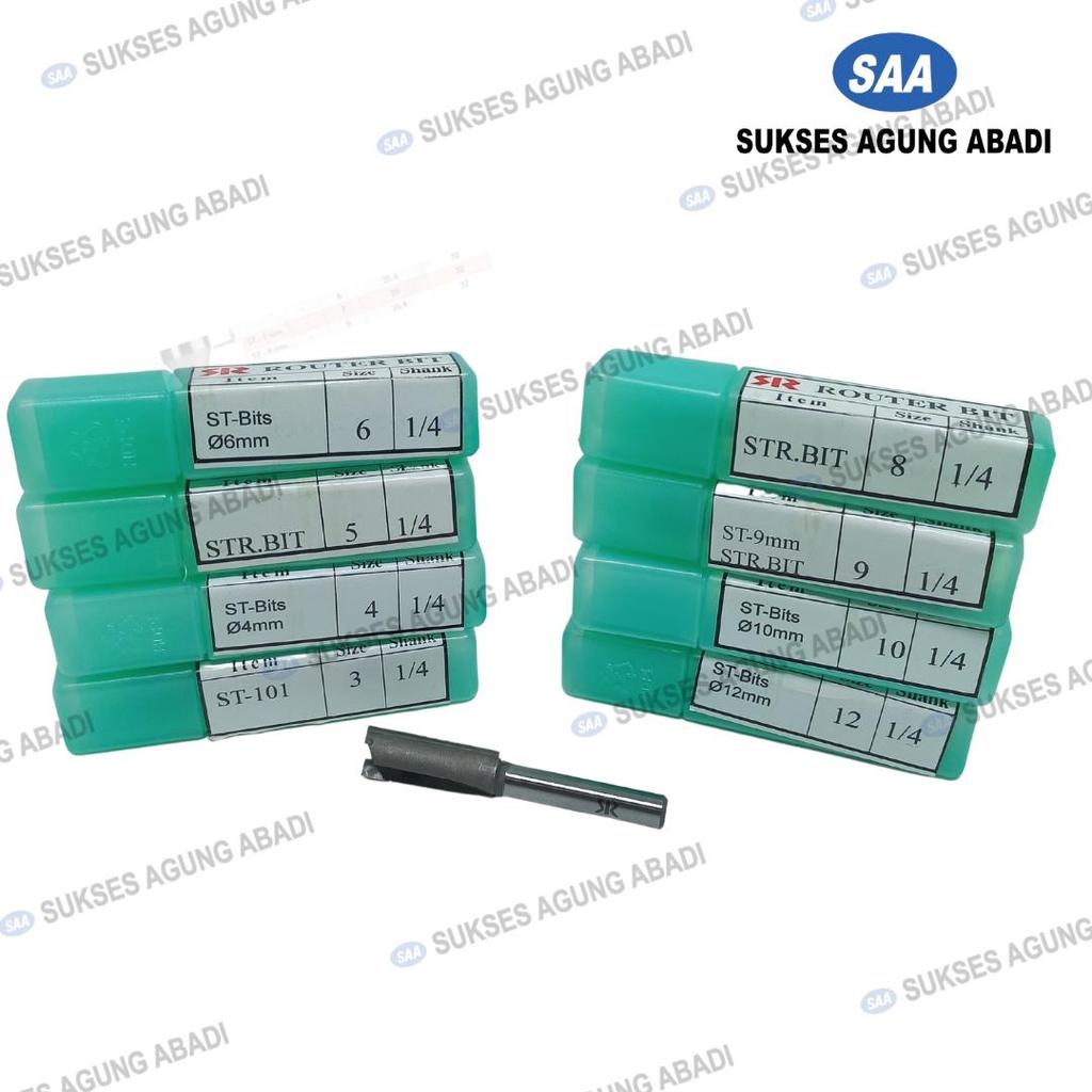 Mata Profil Lurus SR – Router Bit 1/4" Setara YASAKA