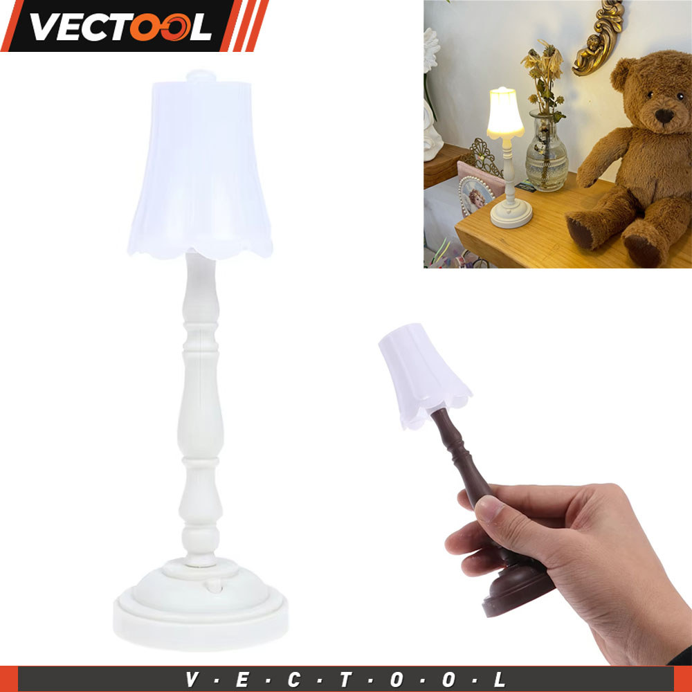 Lampu Meja Mini Lampu Malam Retro Lampu Dekoratif Lampu Hias Rumah Lampu Lantai Miniatur