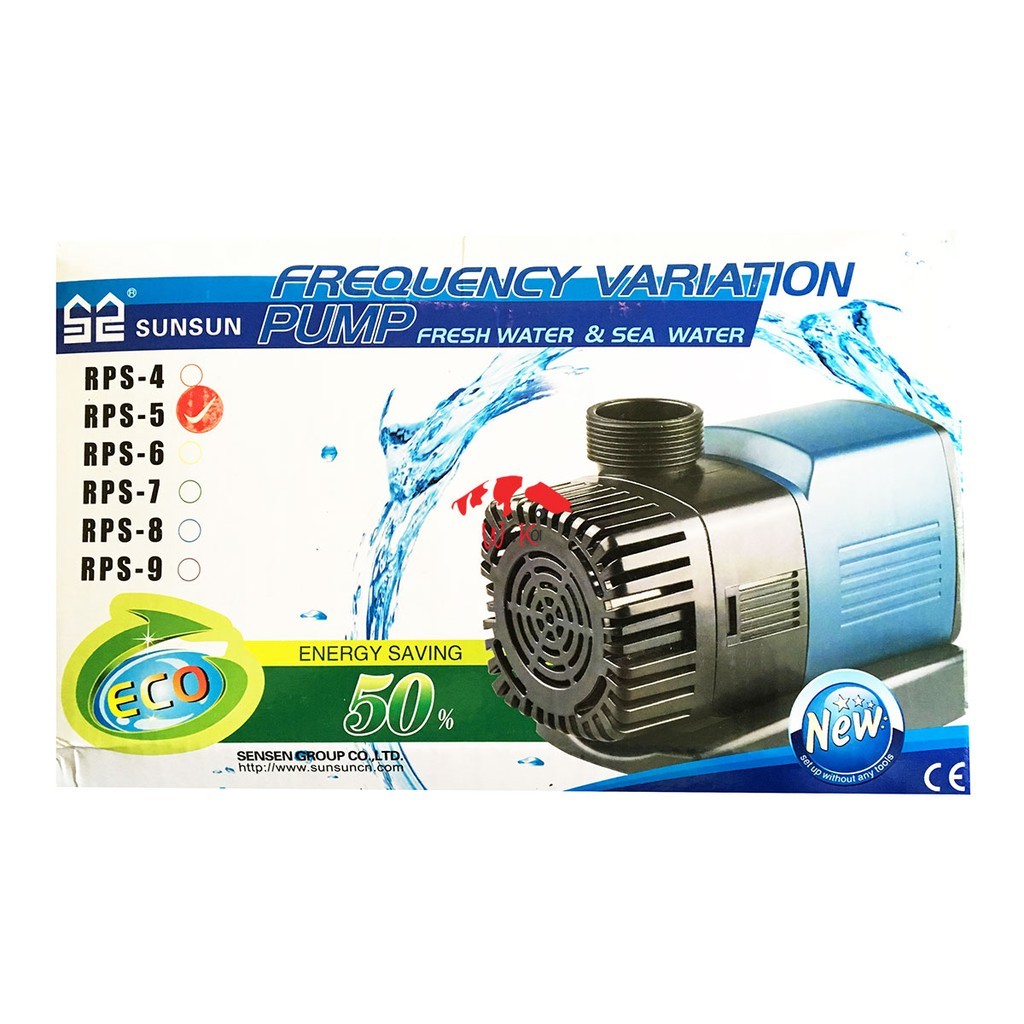 Water Pump SUNSUN RPS-5 - Pompa air kolam ikan KOI - ikan Hias - SUNSUN RPS 5 RPS5 - Pompa Celup Aqu