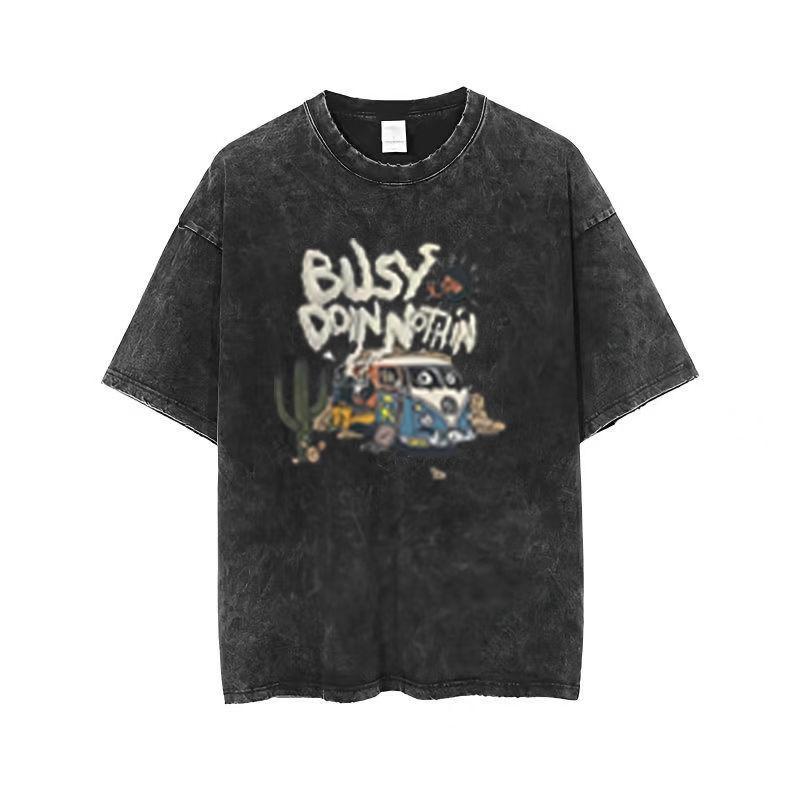 LOVETEE BAJU SANTAI PREMIUM COTTON OVERSIZE T-SHIRT KOREAN STYLE VW COMBI KAOS DISTRO LONGGAR COUPLE