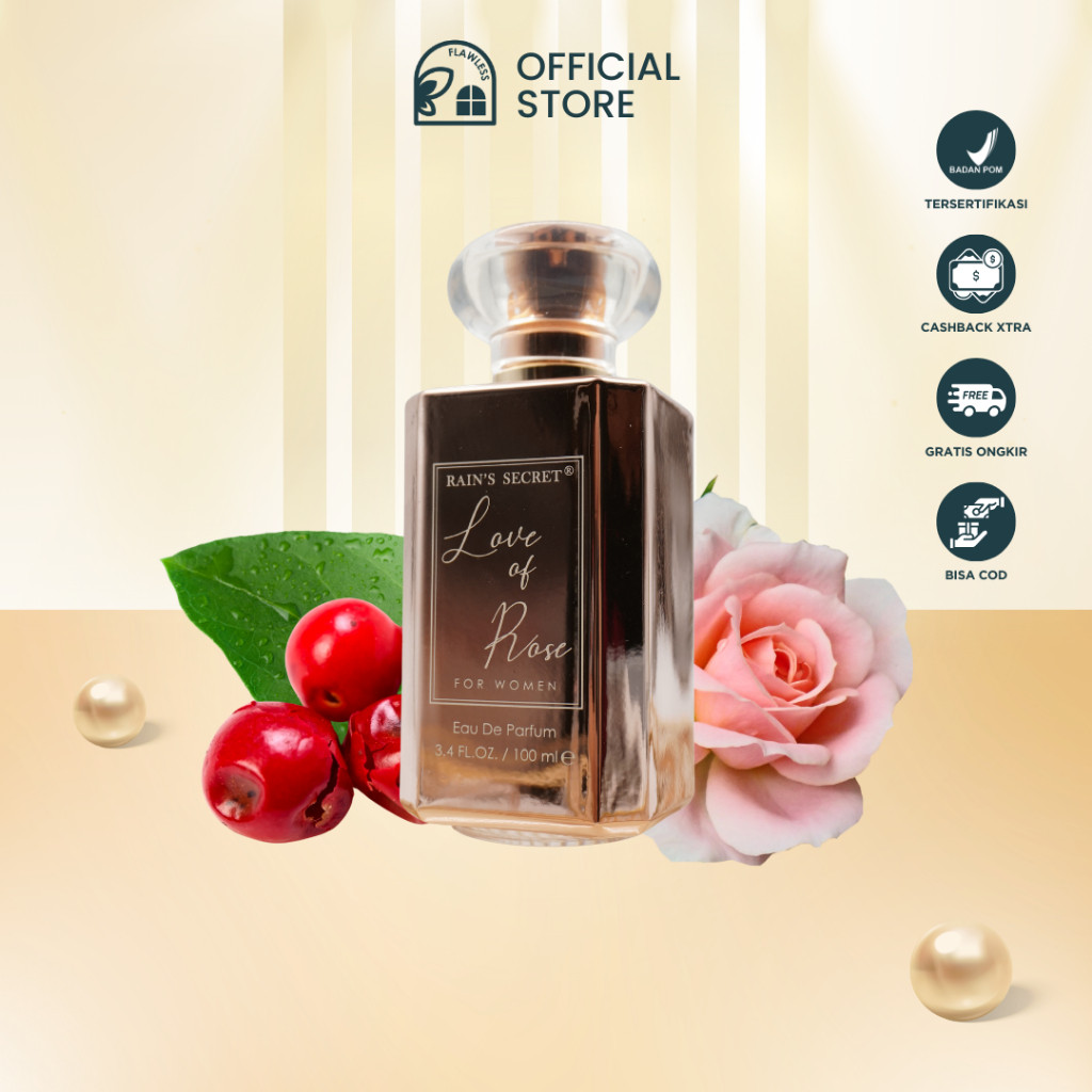 Rain's Secret Parfum - Love of Rose Wangi Turkish Rose & Pink Pepper PS09