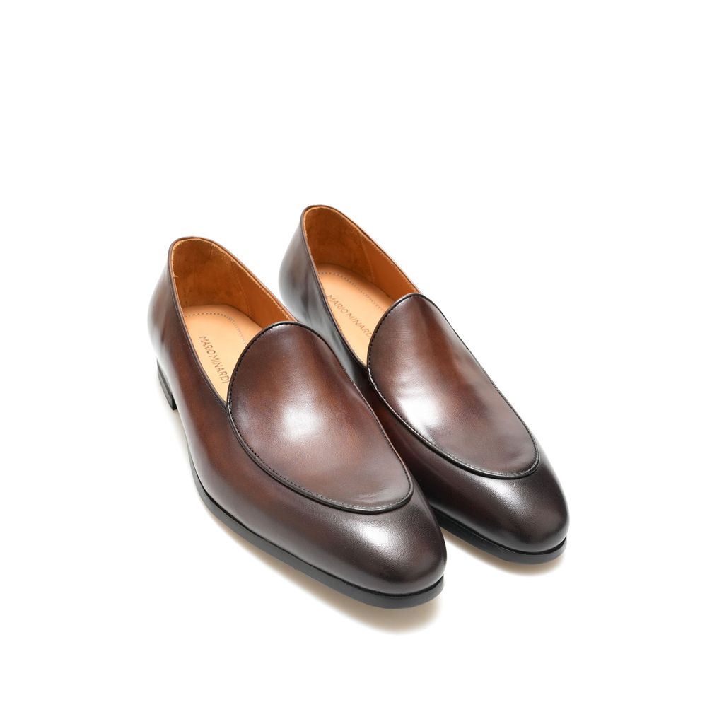 GALENO BROWN Sepatu Kulit Loafers Pria by Mario Minardi