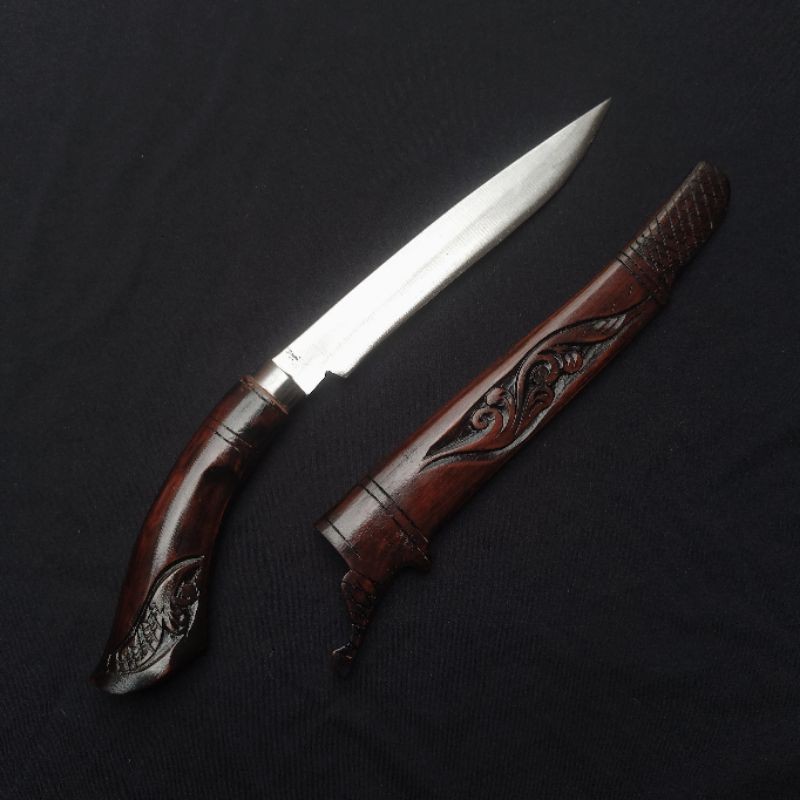 WR Utun Store Pisau Dapur Baja Serbaguna Ukir Batik Unik