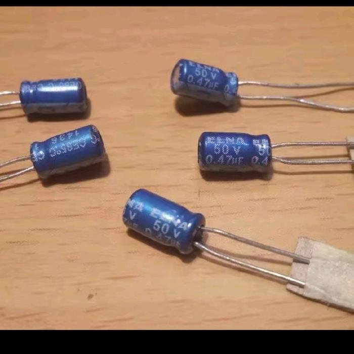 Elko Elco 0.47uf/50v 0.47uf-50v ELNA BERKUWALITAS...