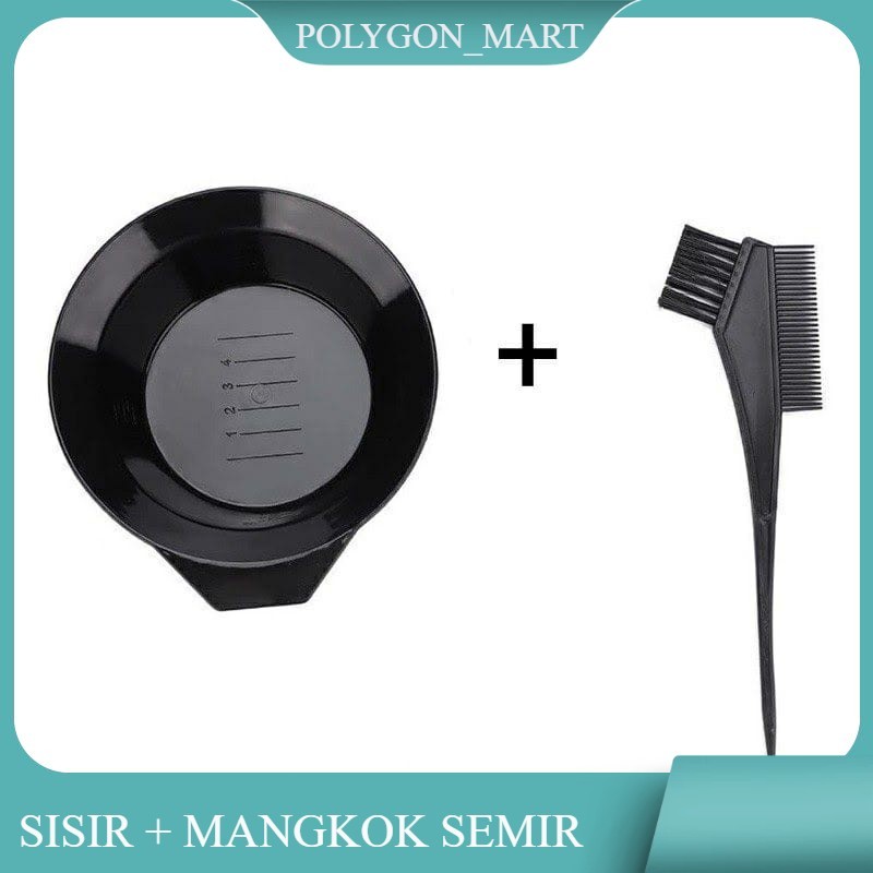 Perlengkapan Smoothing dan Pewarna Rambut – Sisir Semir & Set Mangkok
