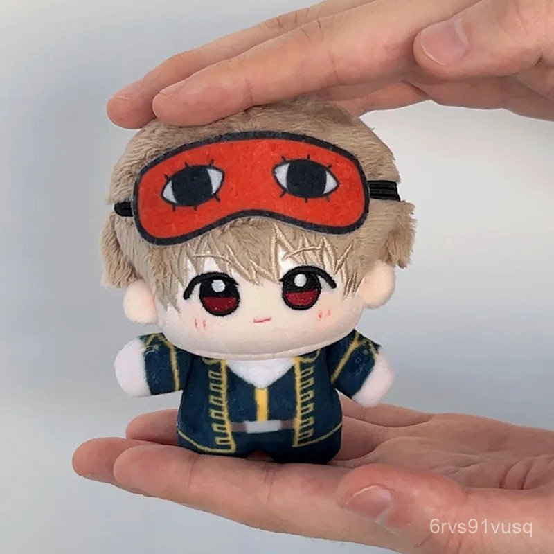 10cm GINTAMA Okita Sougo Plush Toy Pendant Anime Cartoon Kagura Plushie Doll Katsura Kotarou Keychai
