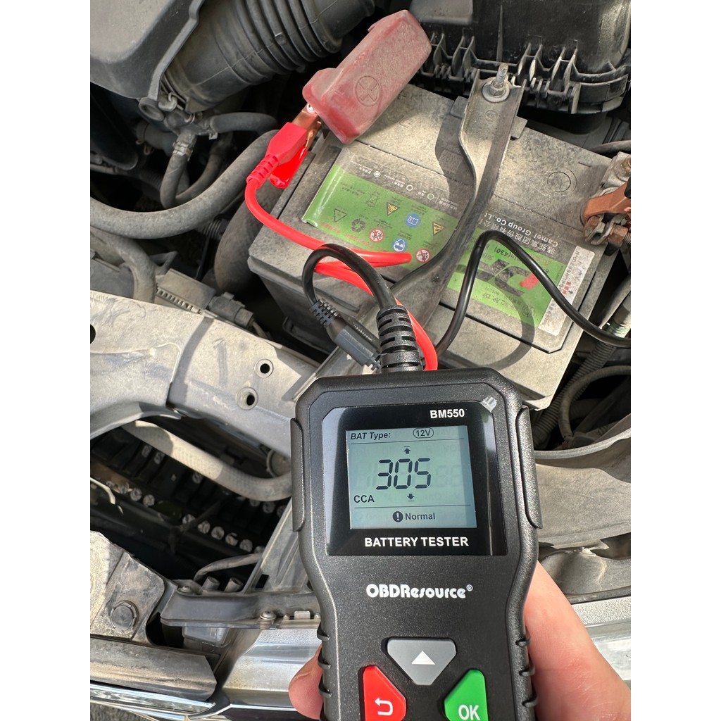 BM550 Battery Tester 6V 12V 24V Battery Tool 100-2000 CCA Battery Tester Battery Analyzer