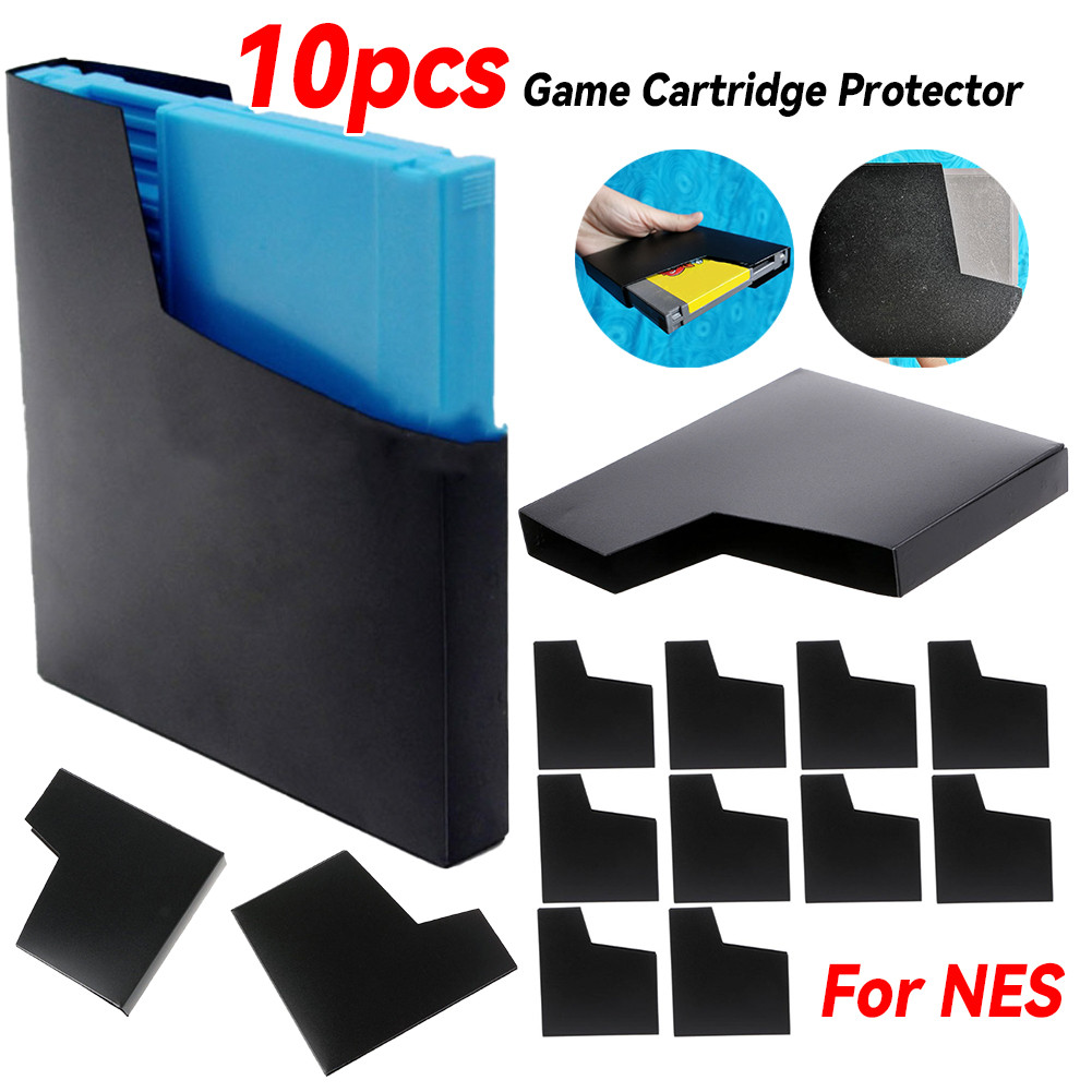 10Pcs Games Card Cartridge Protective Box Shell CaseMatte Protective Case Cover for NES Game Cartrid