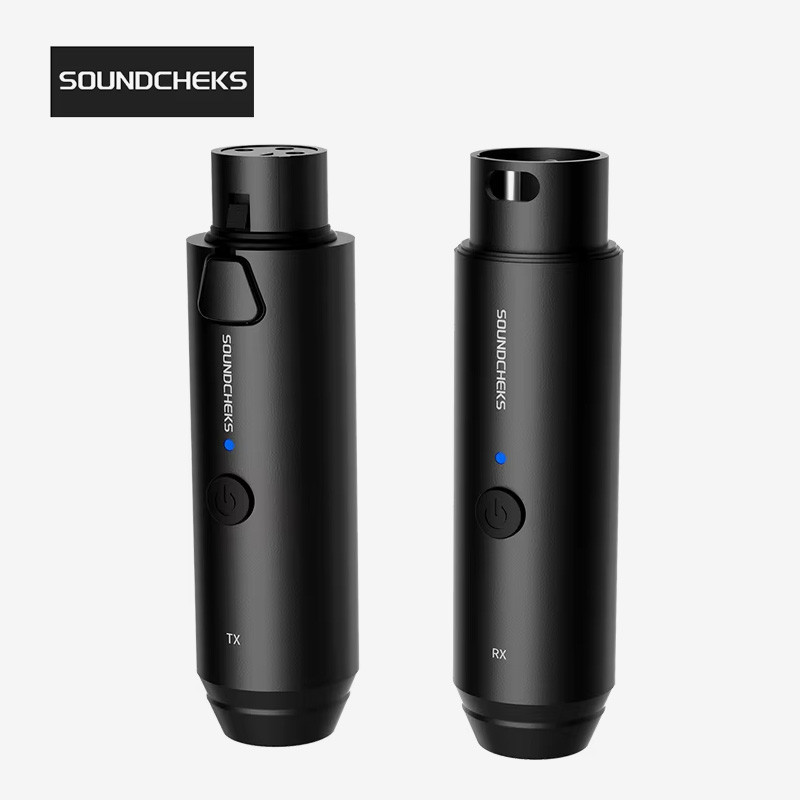 SOUNDCHEKS H-58 2.4GHz Wireless Microphone System XLR Mic Adapter Dynamic Mic Wireless Transmitter a