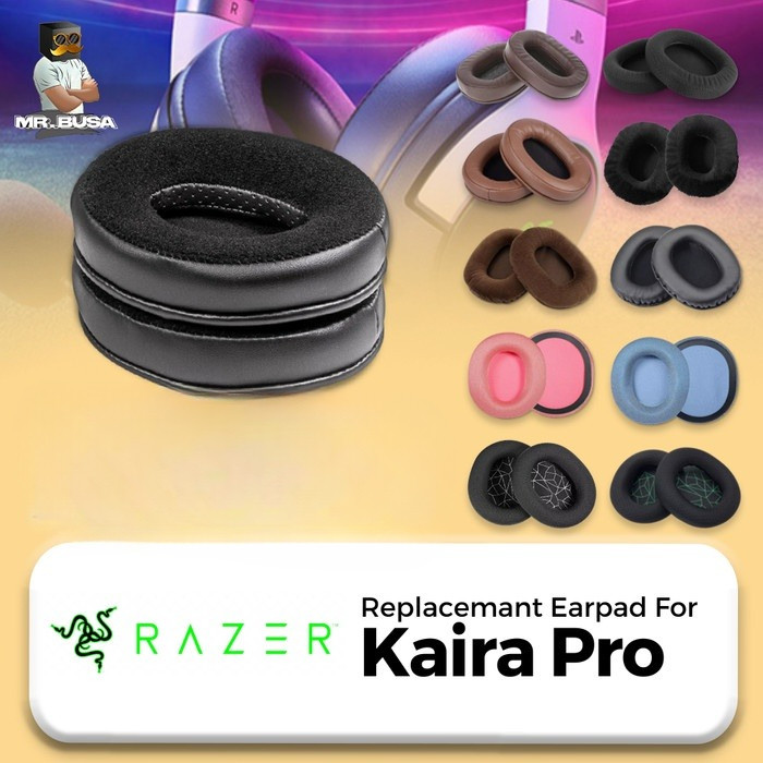 Earpad Ear Cushion Razer Kaira Pro Bantalan Busa Foam Pad Earcup