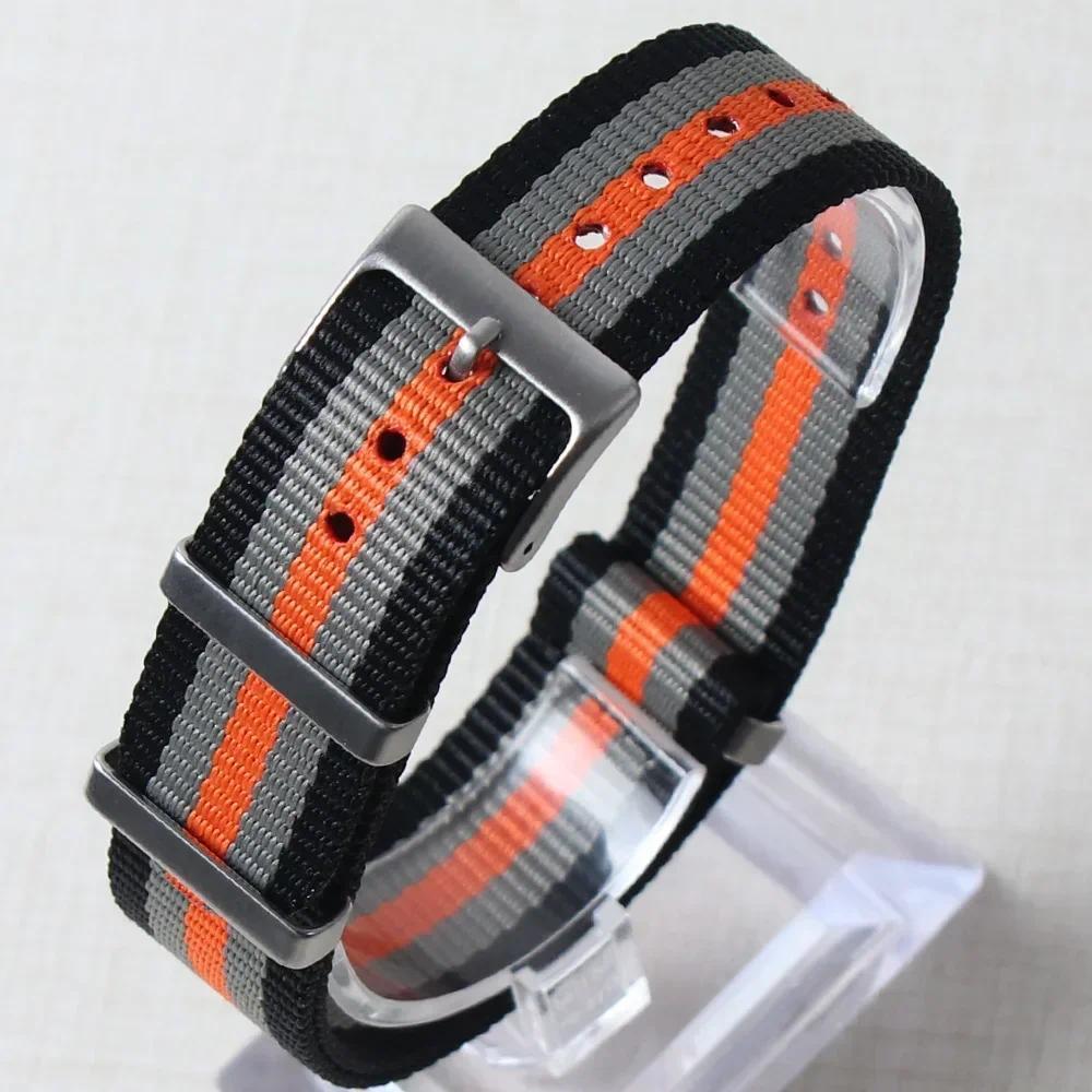 Nylon Fabric Wat Band For Nato Tudor Omega NH35 Wat Vintage Strap 20mm 22mm High Quality Wat Bracele