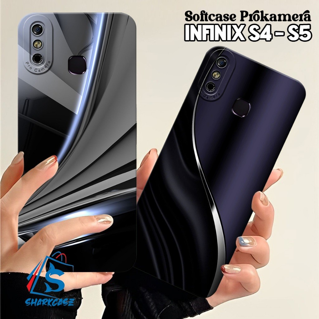 Case Infinix S4 / S5 / S5 LITE / Smart 4 / 5 / 6 / 7 / 8 / 9 Motif Garis Abstrak Terbaru Kekinian - 