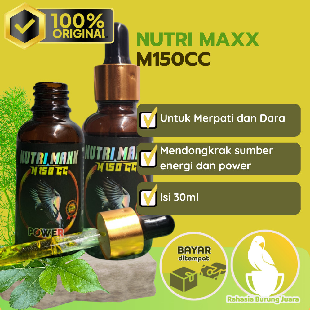 Nutrimaxx Merpati M 150 Cc Vitamin Merpati Juara suplemen merpati khusus kolong