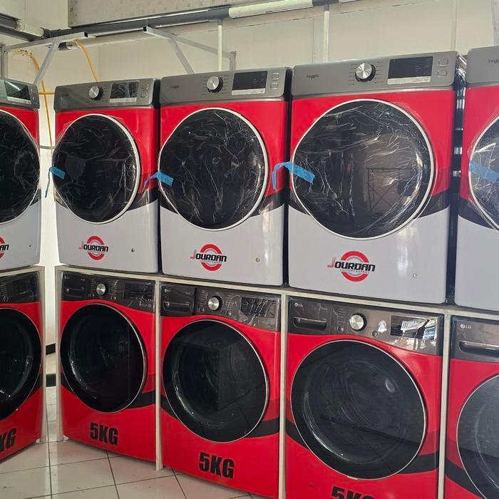 dryer foggia 16kg Mesin cuci Lg front load 20kg laundry koin laundry self service iot system
