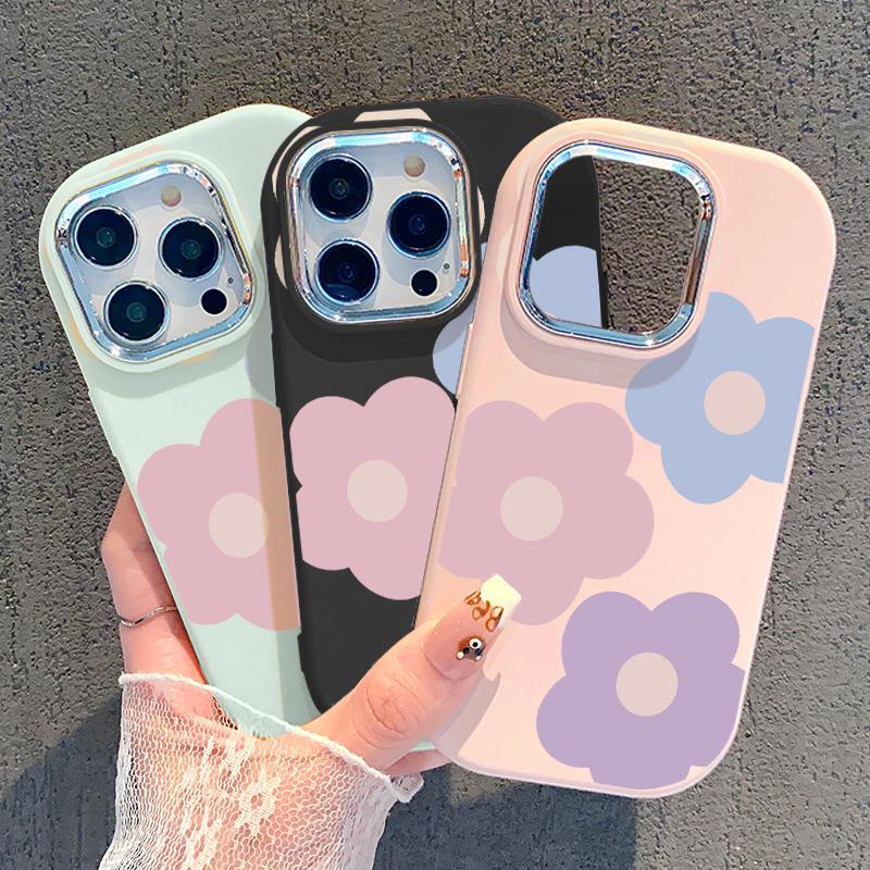 Case For Samsung A32 5G A34 M32 Silicon Candy Simple Bunga Kecil Girls Softcas