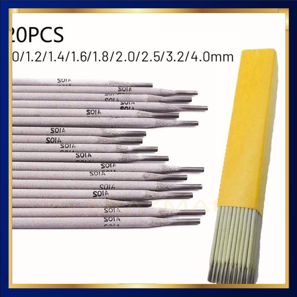 Kawat Las Elektroda Stainless Steel Welding Rod 20 PCS - A102