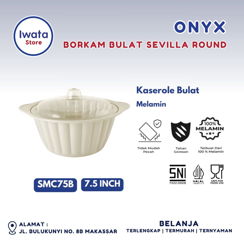 ONYX BORKAM MELAMINE SEVILLA ROUND 7,5