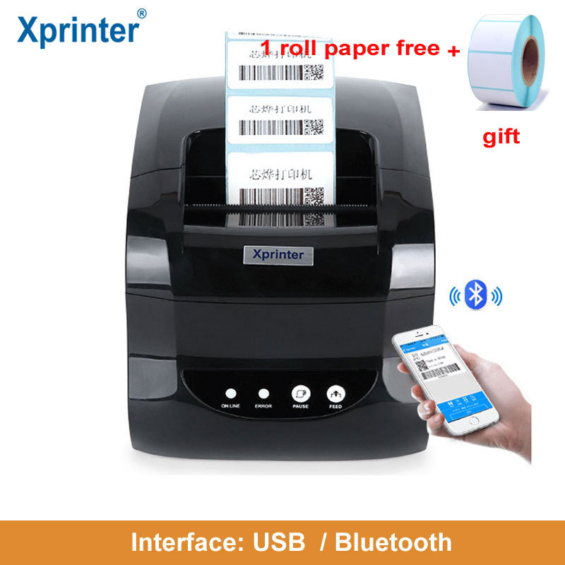 Xprinter Thermal Printer 2In 3In Barcode/Sticker Printer Label/Receipt 2 in 1 printer for 58mm or 80
