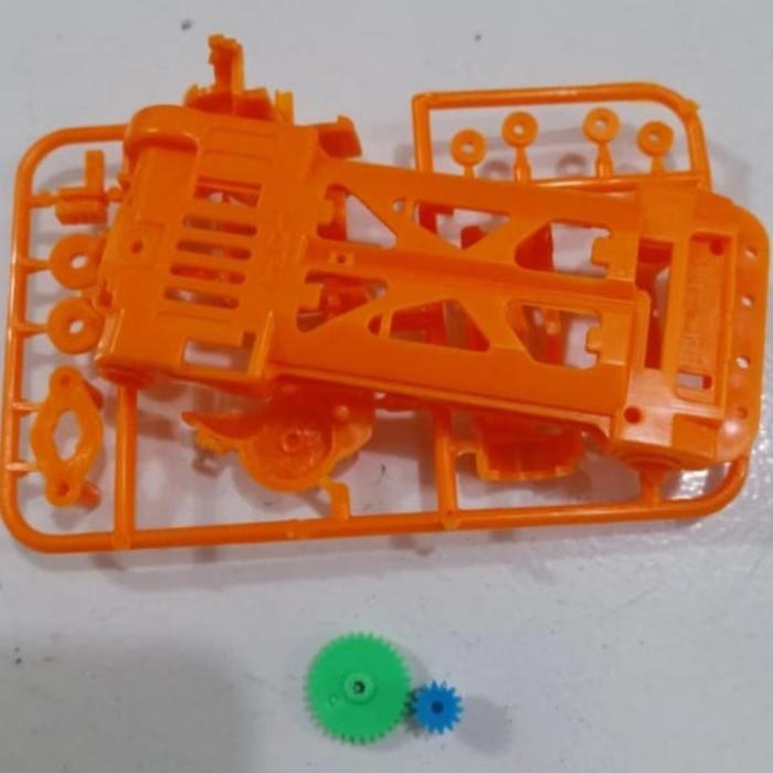 REP TAMIYA CHASIS HJH BUNTUNG / CHASIS SPEED HJH BUNTUNG - Orange by Mixmaxtoys