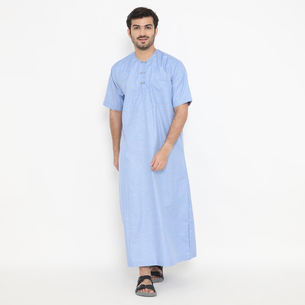 (LAVURE) SHOHIB JUBAH PRIA OMAN LENGAN PENDEK