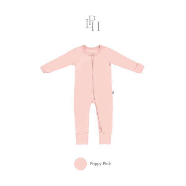 Little Palmerhaus - Baby Sleepsuit (Jumper Bayi Lengan Panjang) - Poppy Pink 15.0, 9 Months