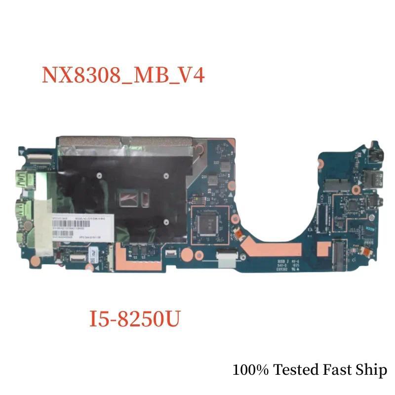 NX8308_MB_V4 For Acer Swift 3 SF31351 N18H2 Laptop Motherboard With I58250U+4GB RAM Mainboard 100% T