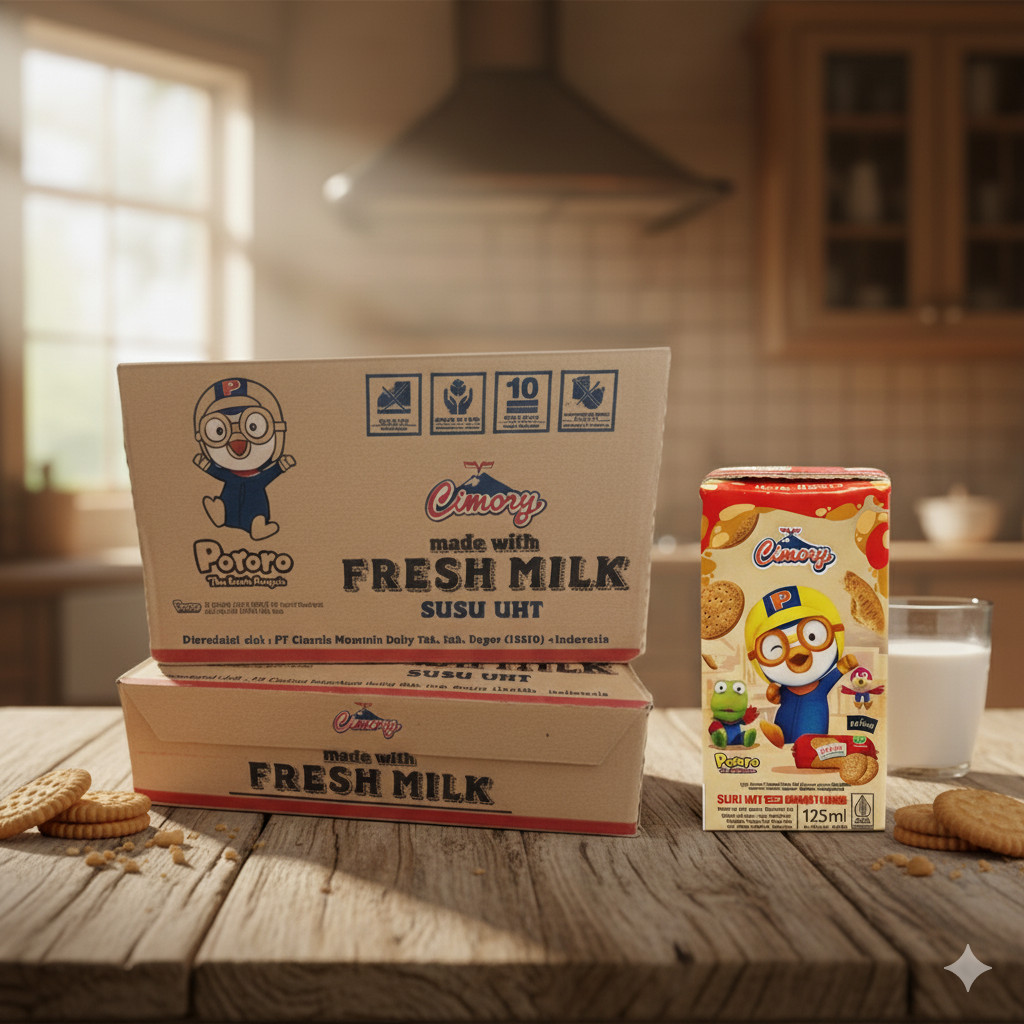 Susu UHT Cimory Marie Regal Mini 125ml 1 Dus Isi 40pcs cocok untuk persediaan susu keluarga