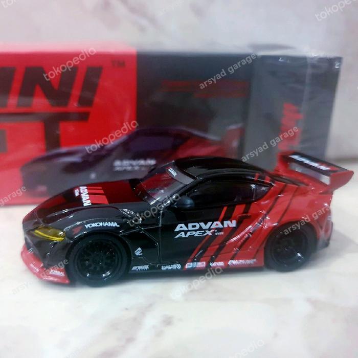 GND48 Diecast Mini gt Pandem Toyota gr supra Advan 2019 Sema no 207