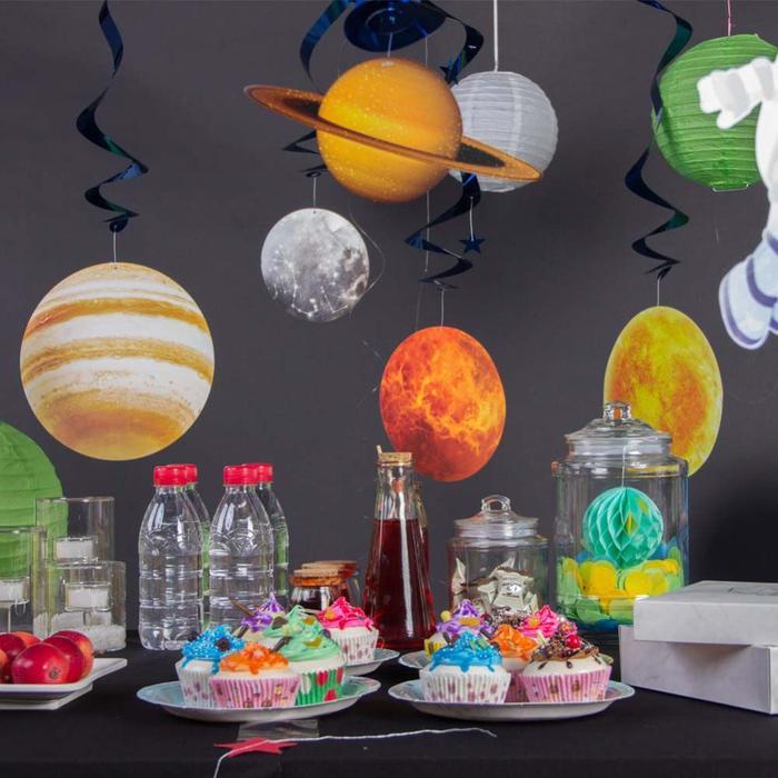 Mumpung Murah 10pcs / Set Hiasan Gantung Model Planet Tata Surya /Hiasan Kelaspesta